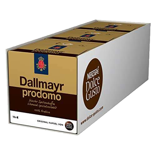 Dolce Gusto - Dallmayr Prodomo - 3x 16 Capsules Top Merken Winkel